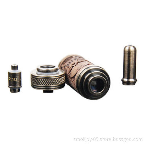Smokjoy N Fire LA2 wooden e cig atomizer with ego thread